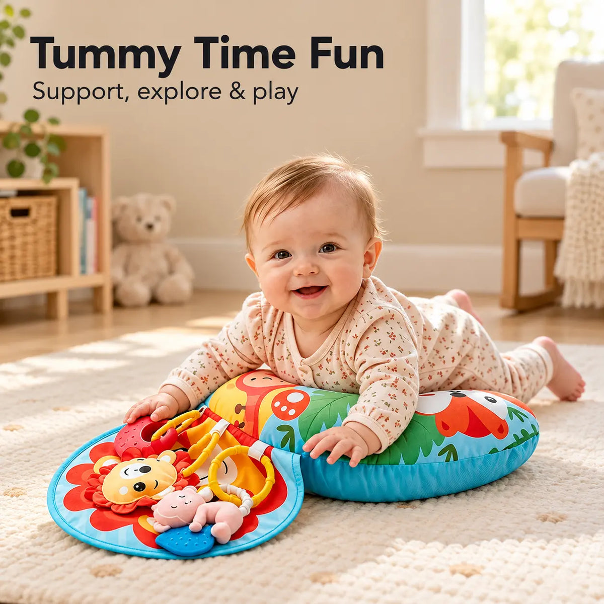 Baby Tummy Time Support Pillow