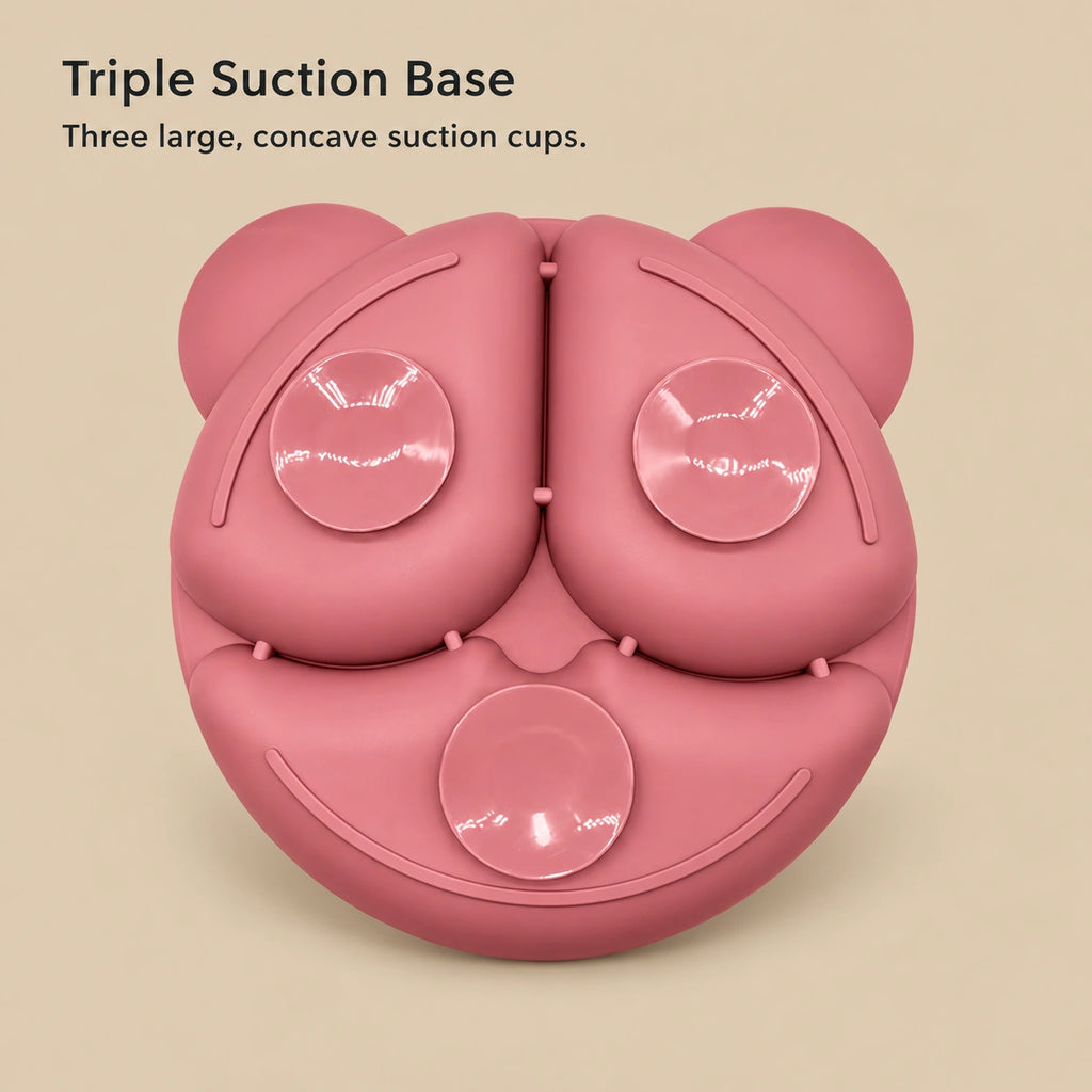 Bear Silicone Baby Feeding Set
