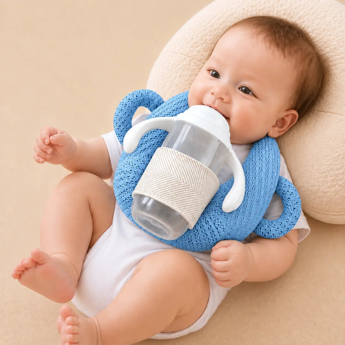 Breathable Baby Bottle Support Pillow