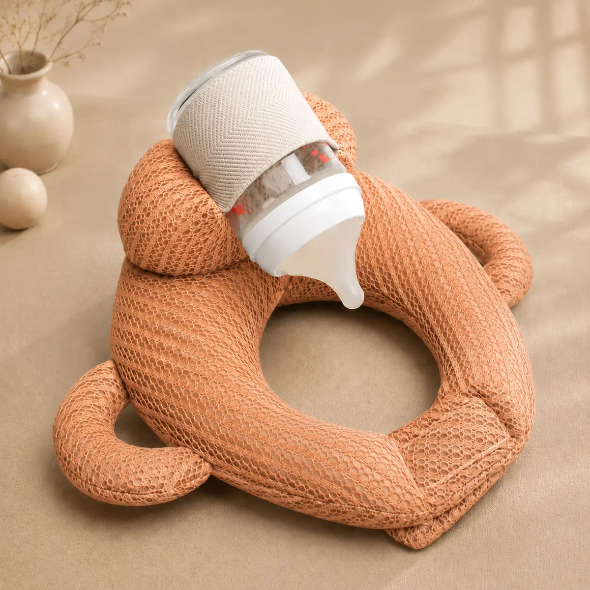 Breathable Baby Bottle Support Pillow
