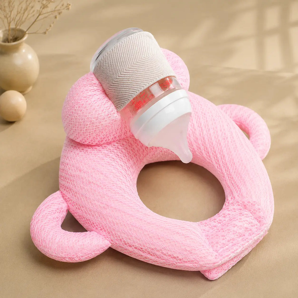 Breathable Baby Bottle Support Pillow