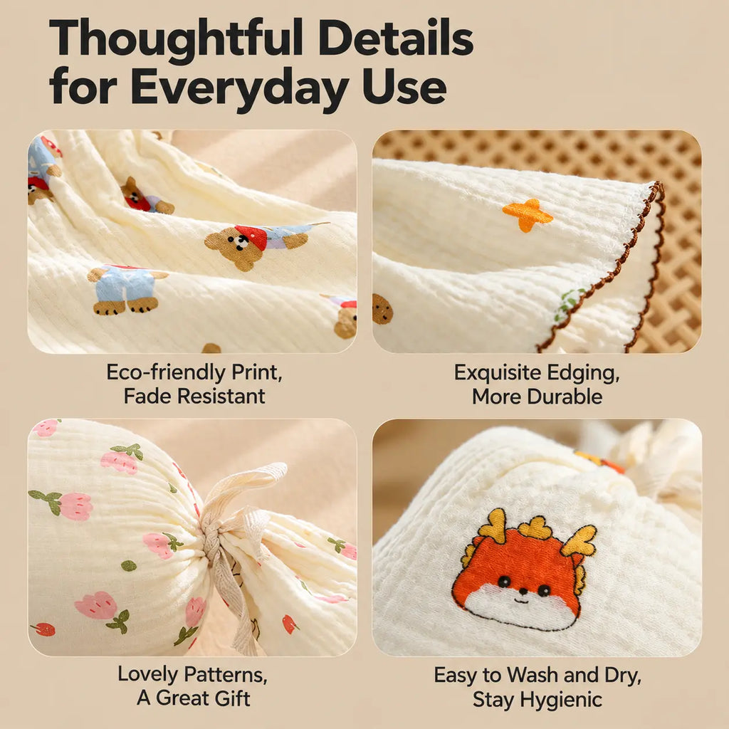 Breathable Cotton Candy Pillow Set