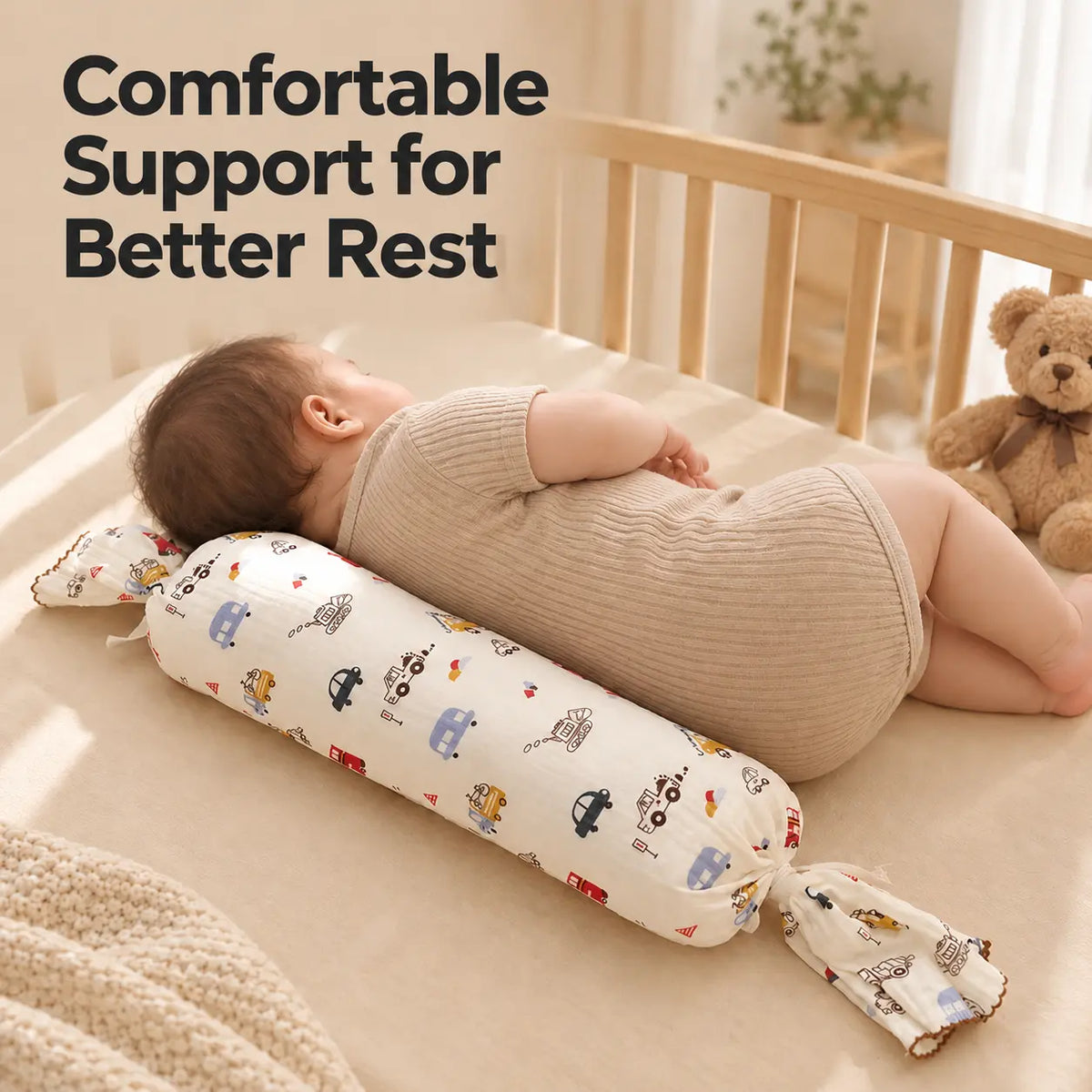 Breathable Cotton Candy Pillow Set