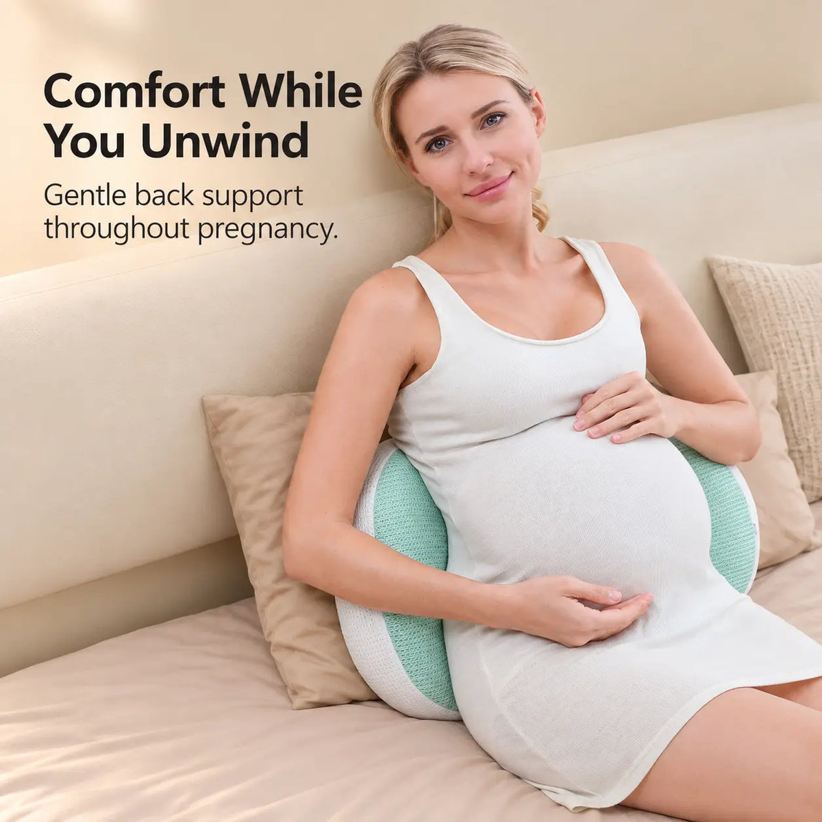 Breathable Mesh Pregnancy Support Pillow