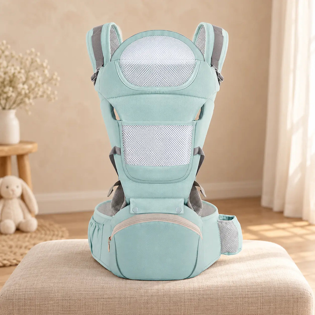 Convertible Cotton Hip Seat Baby Carrier