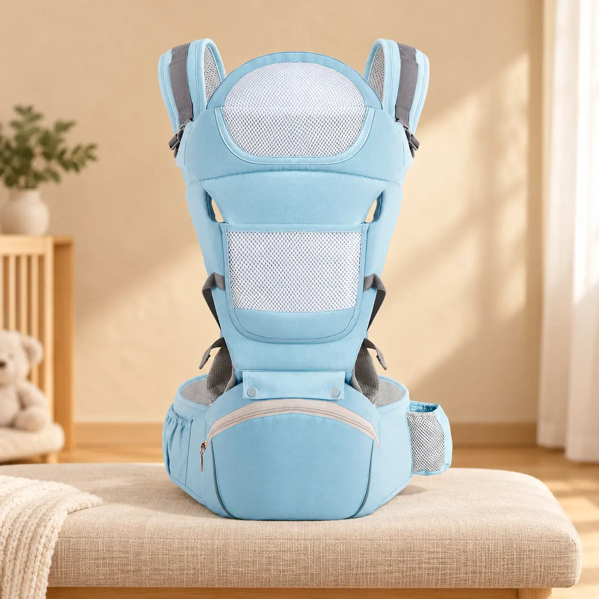Convertible Cotton Hip Seat Baby Carrier