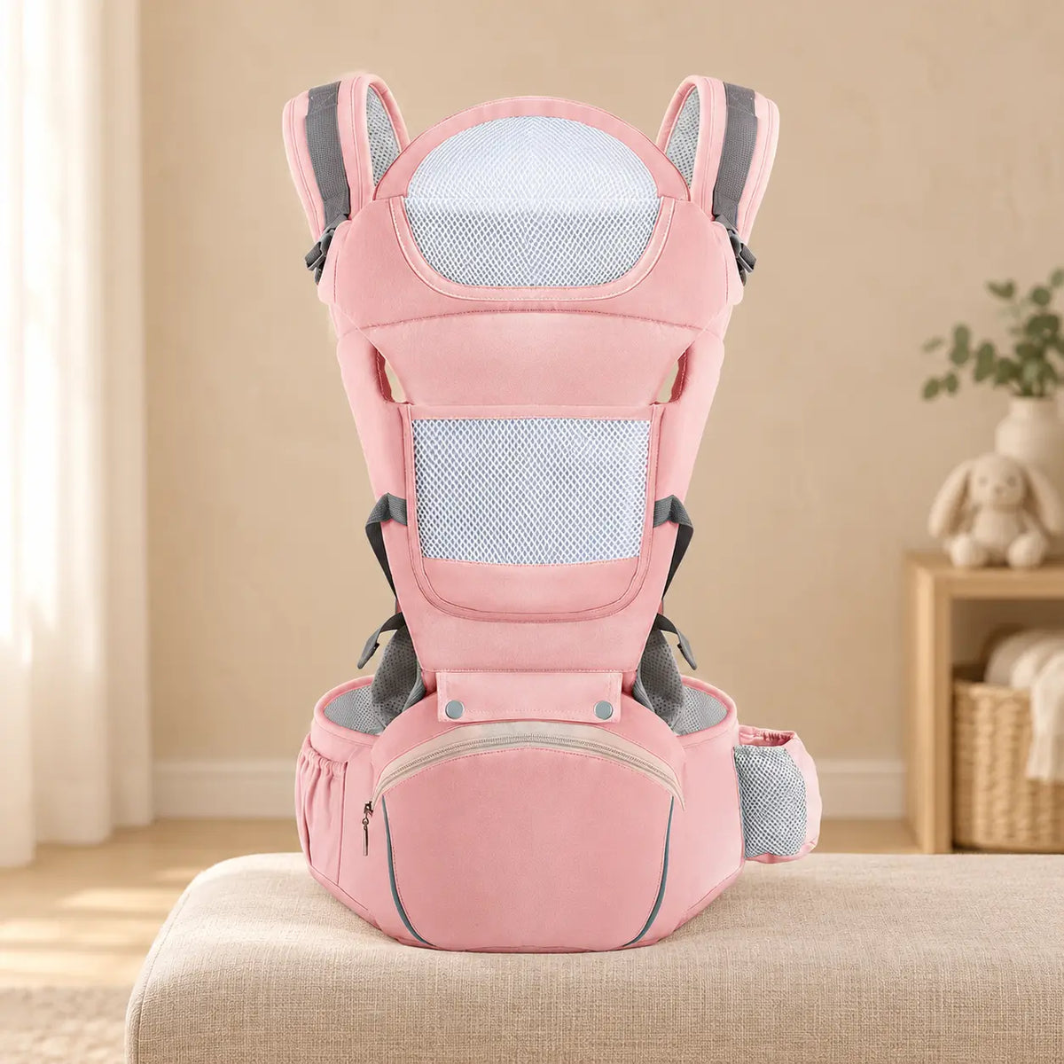 Convertible Cotton Hip Seat Baby Carrier