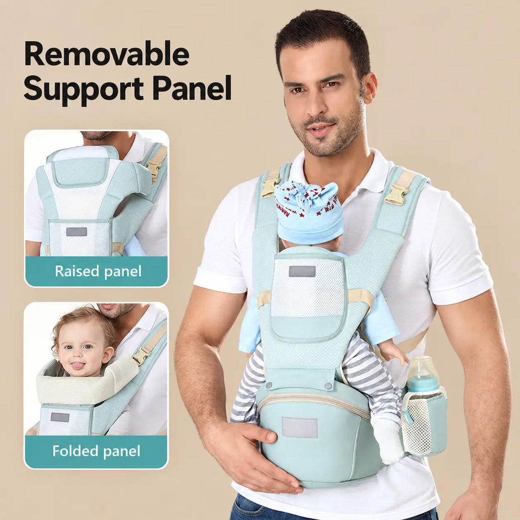 Convertible Cotton Hip Seat Baby Carrier