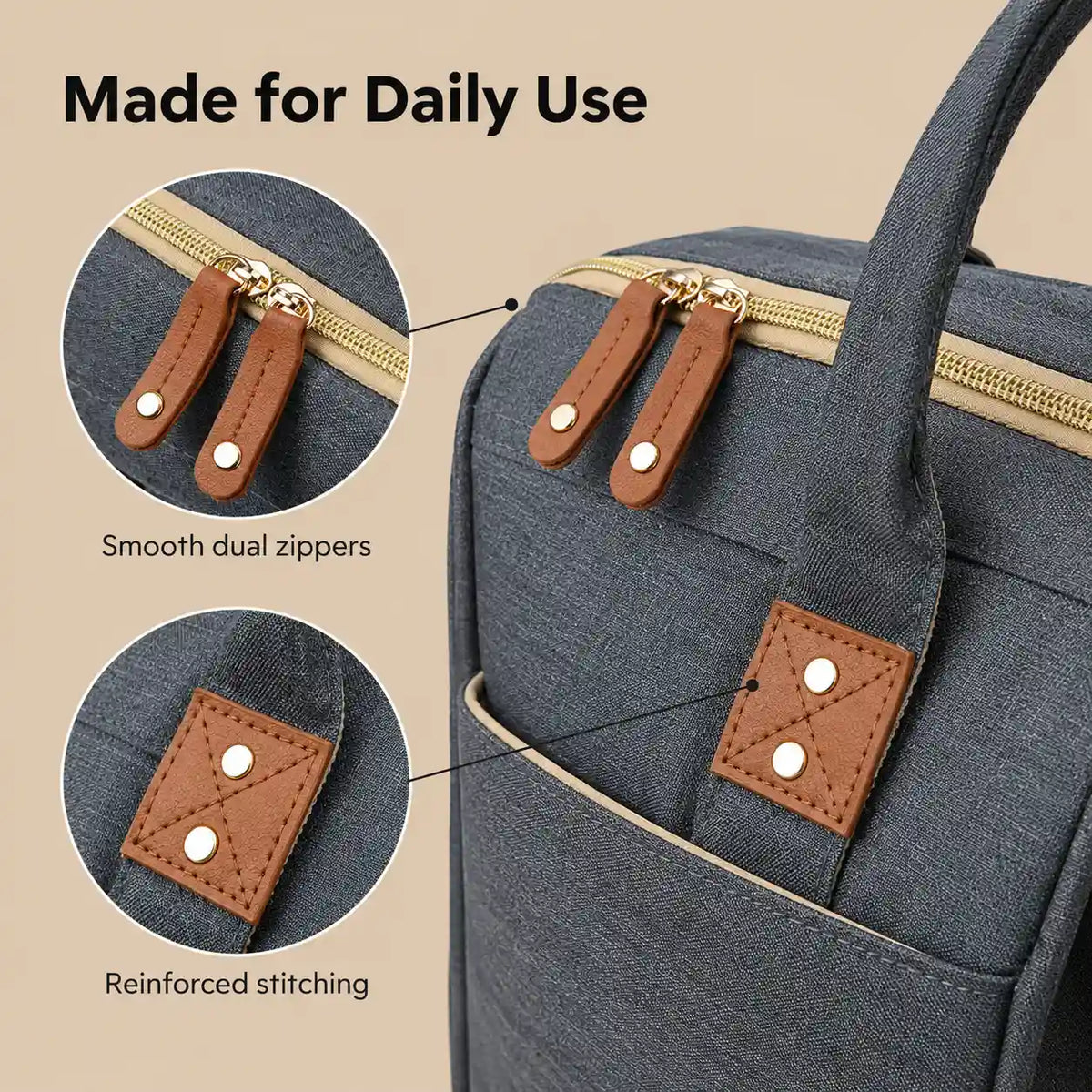 Convertible Diaper Bag Backpack