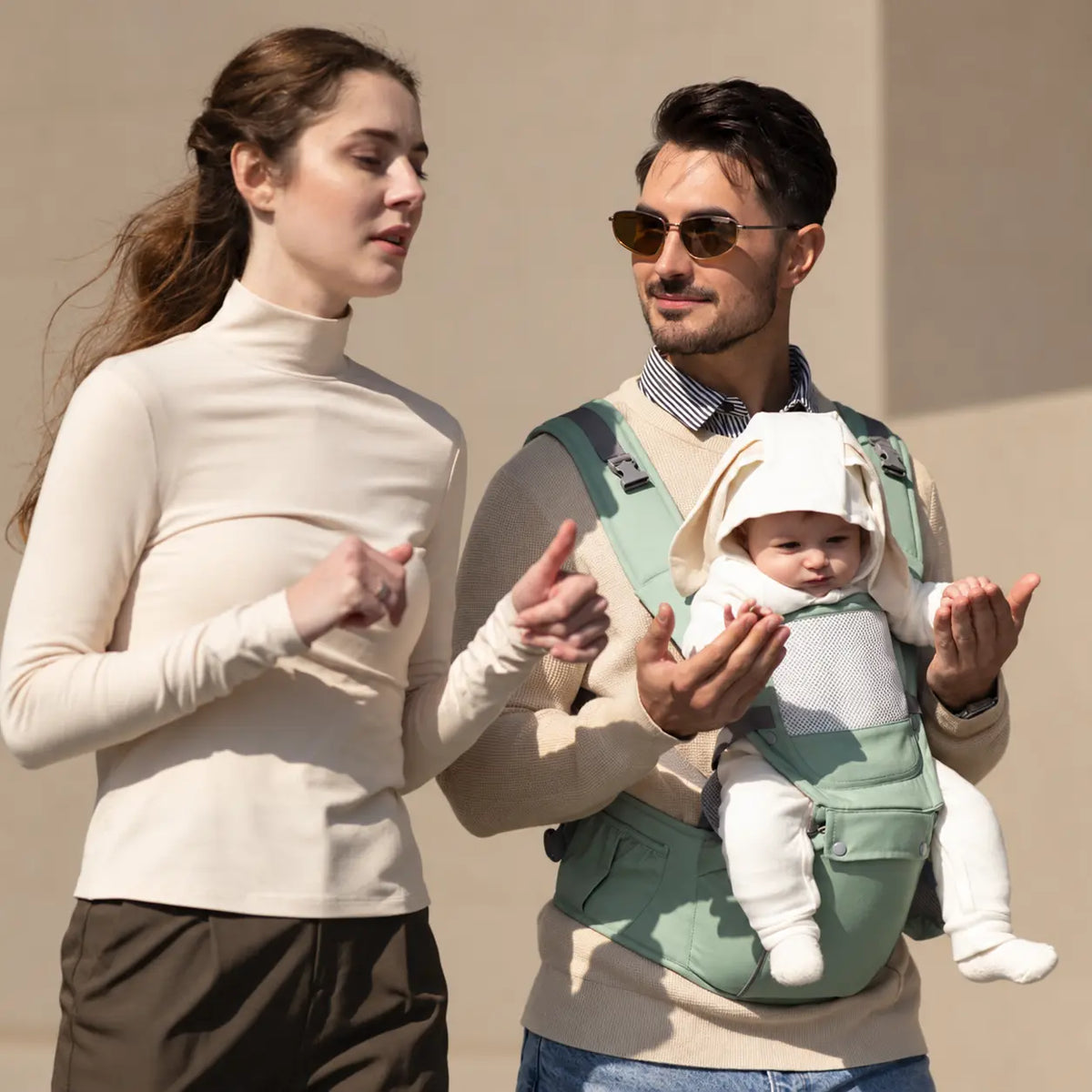 Convertible Cotton Hip Seat Baby Carrier