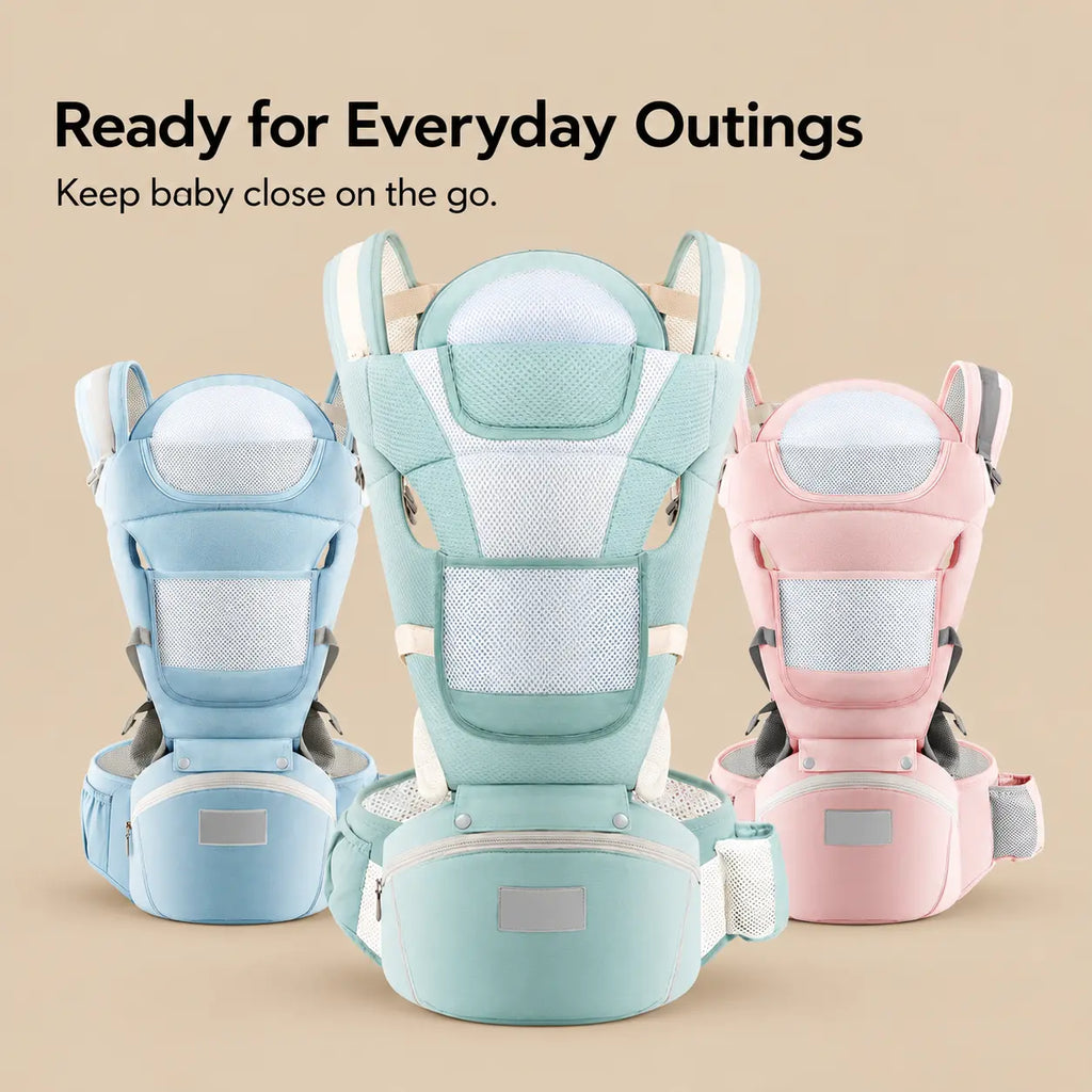 Convertible Cotton Hip Seat Baby Carrier