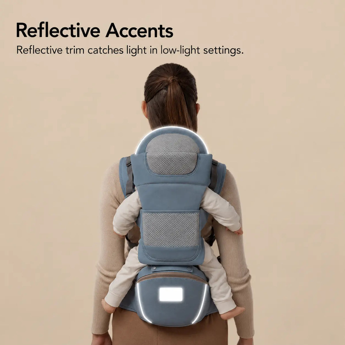 Convertible Mesh Hip Seat Baby Carrier