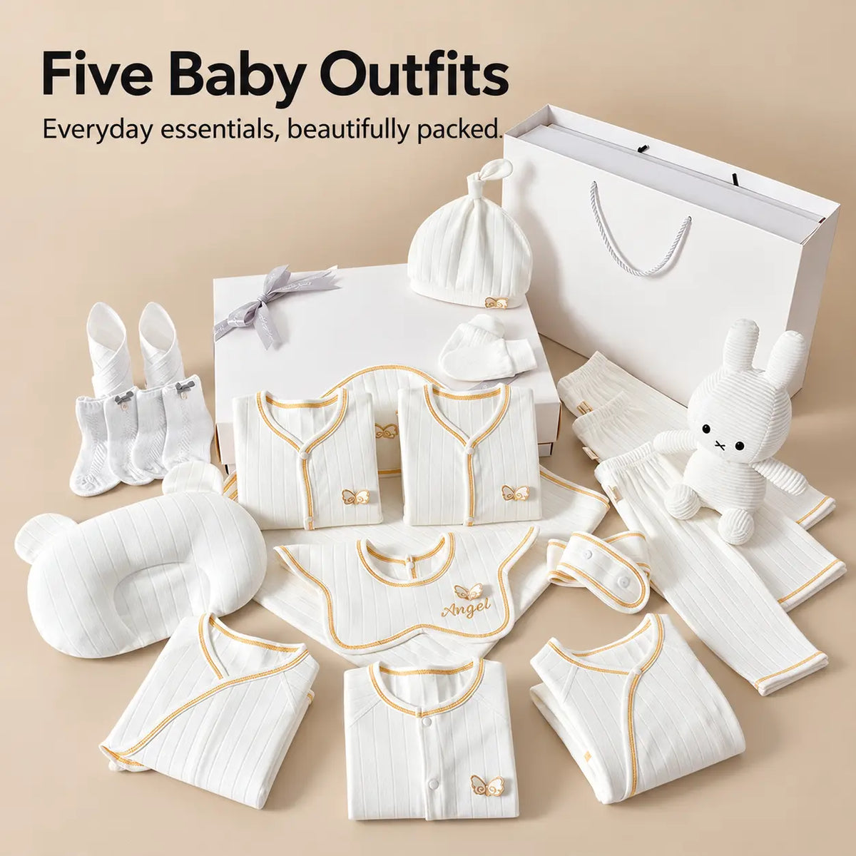 All Season Cotton Baby Clothing Gift Set