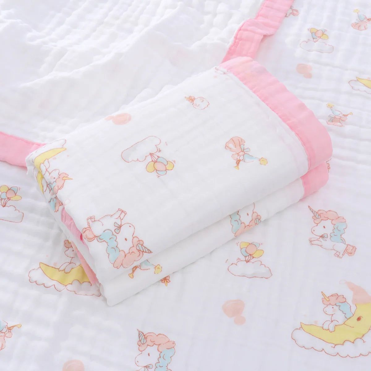 Cotton Muslin Baby Bath Towel