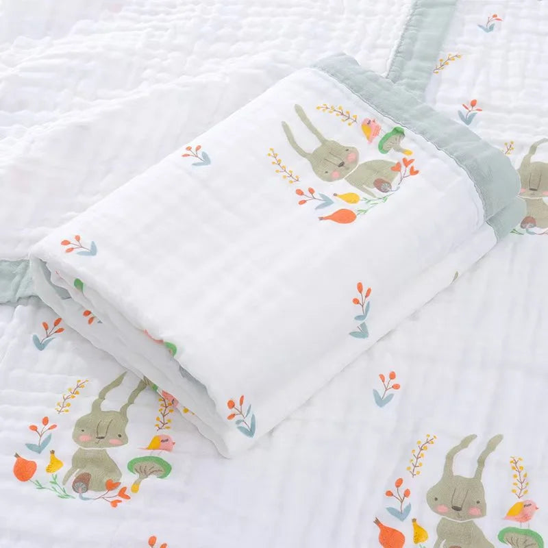 Cotton Muslin Baby Bath Towel