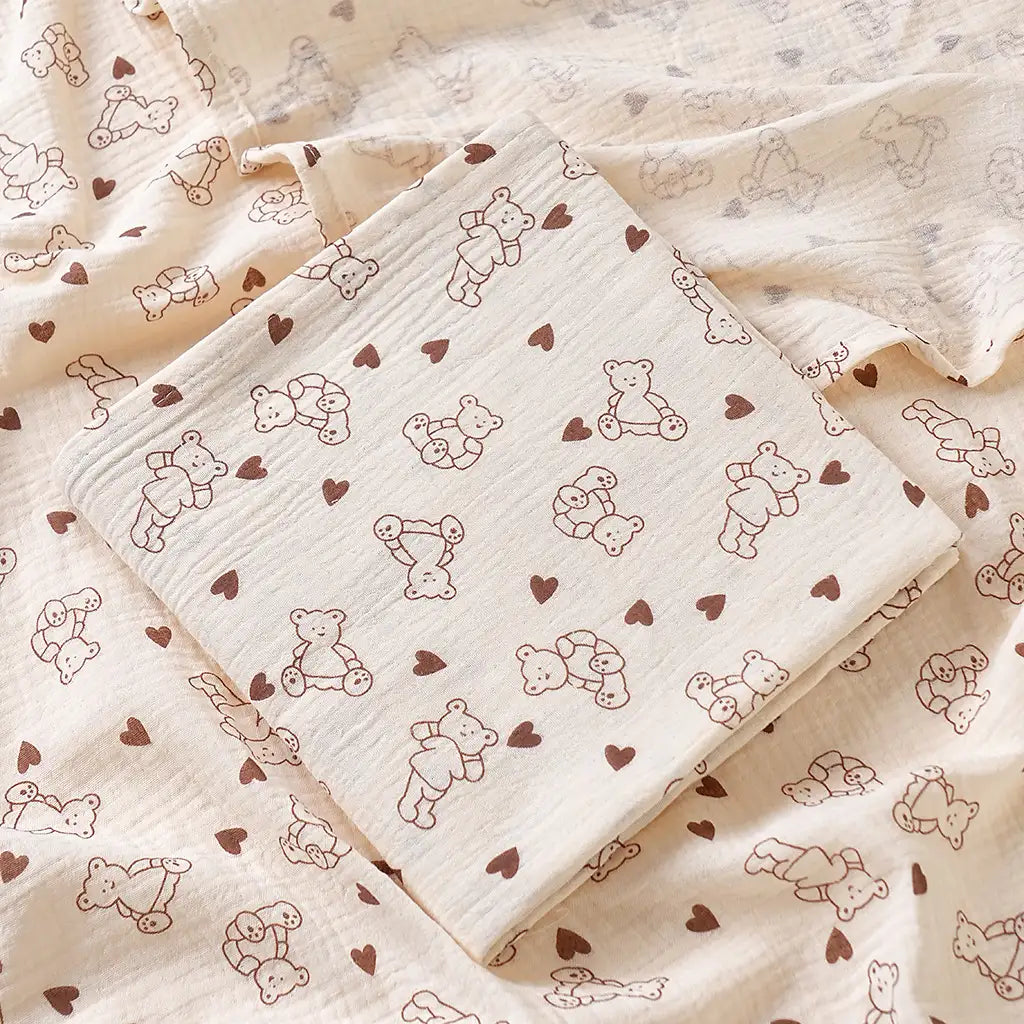 Cotton Muslin Baby Swaddle Blanket