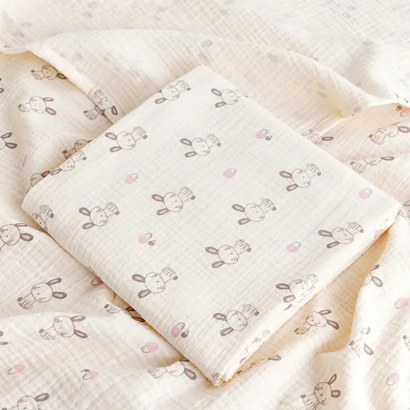 Cotton Muslin Baby Swaddle Blanket