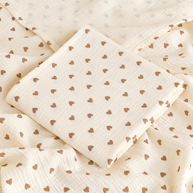 Cotton Muslin Baby Swaddle Blanket