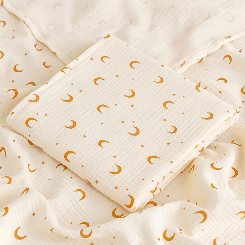 Cotton Muslin Baby Swaddle Blanket