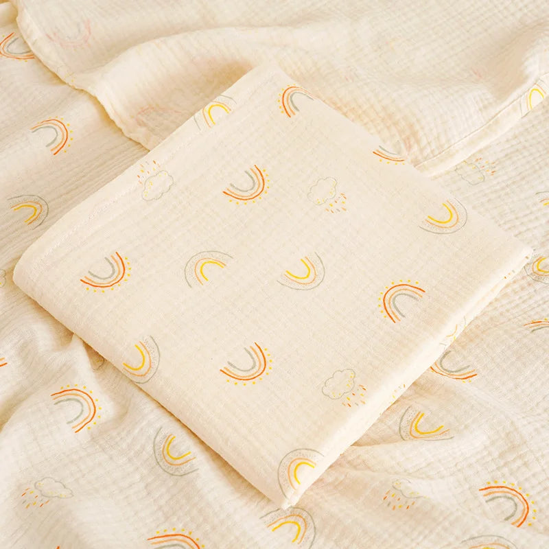 Cotton Muslin Baby Swaddle Blanket
