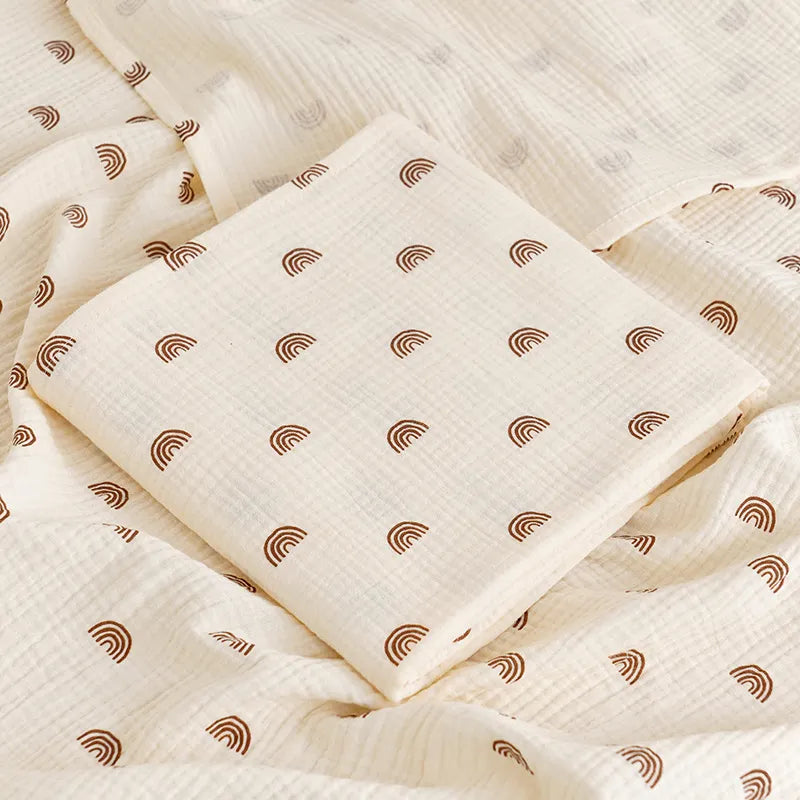 Cotton Muslin Baby Swaddle Blanket