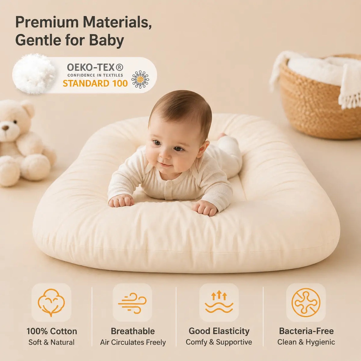 Cozy Infant Lounger Nest