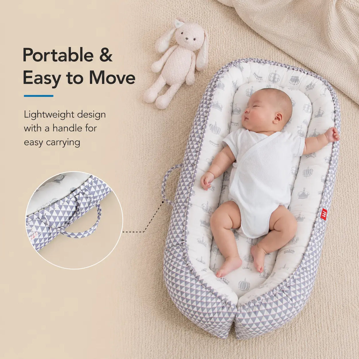 Cozy Premium Baby Lounger Nest