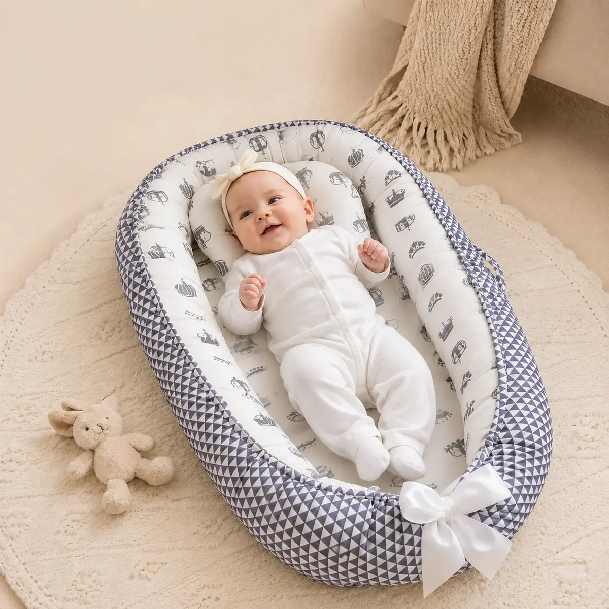 Cozy Premium Baby Lounger Nest