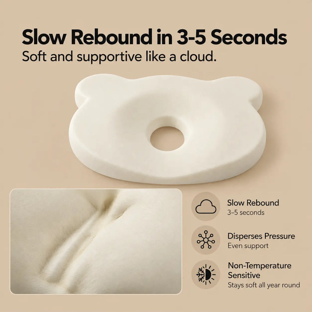 Dot Baby Head Shaping Pillow