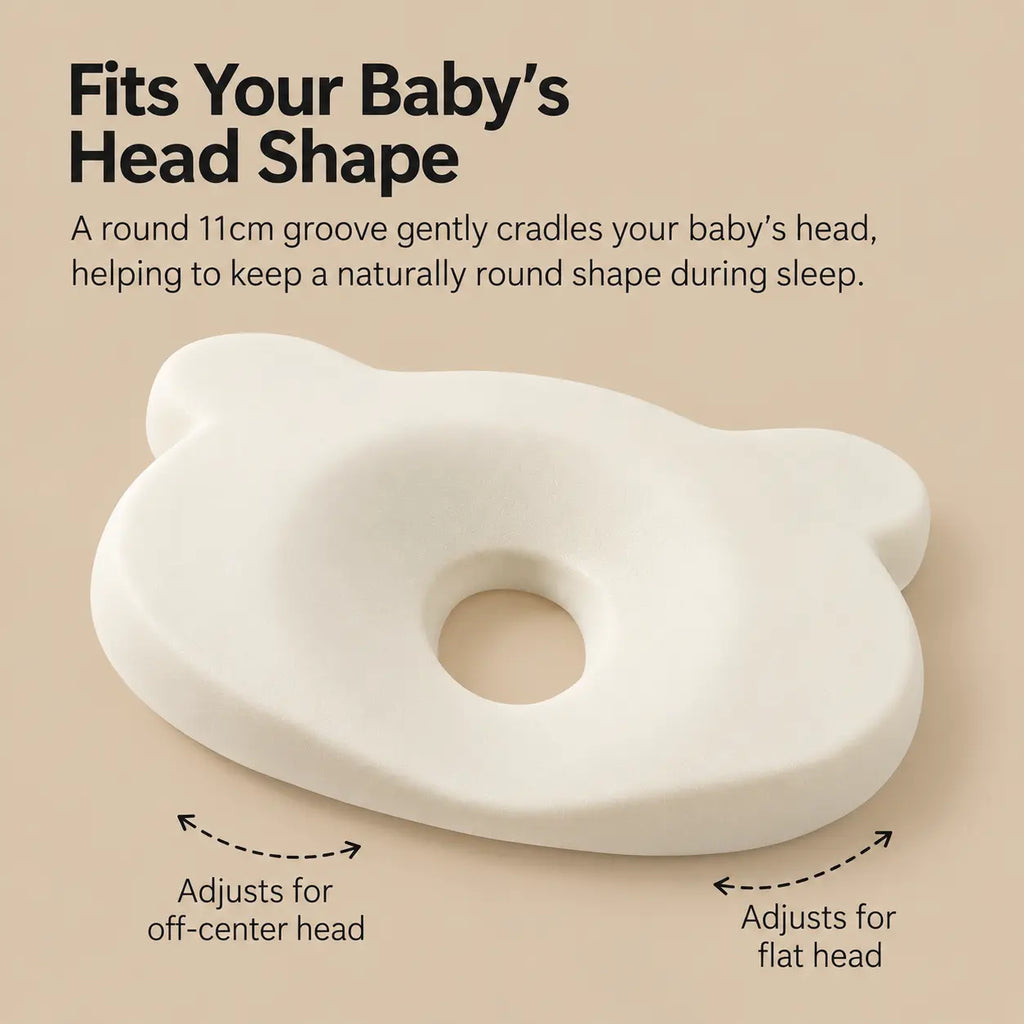 Dot Baby Head Shaping Pillow