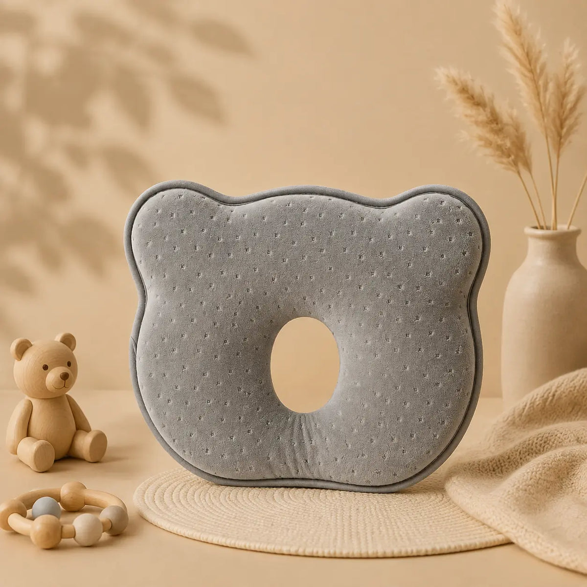 Dot Baby Head Shaping Pillow