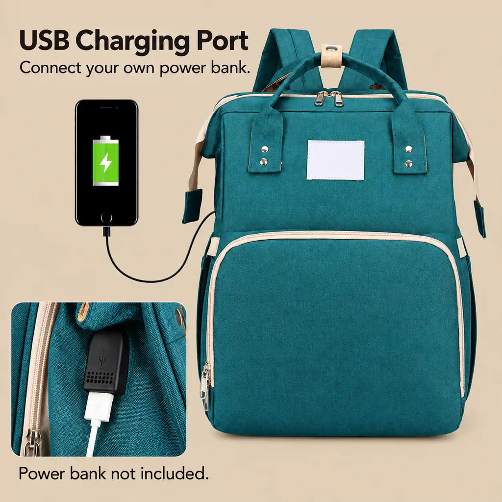 Expandable Diaper Bag Backpack