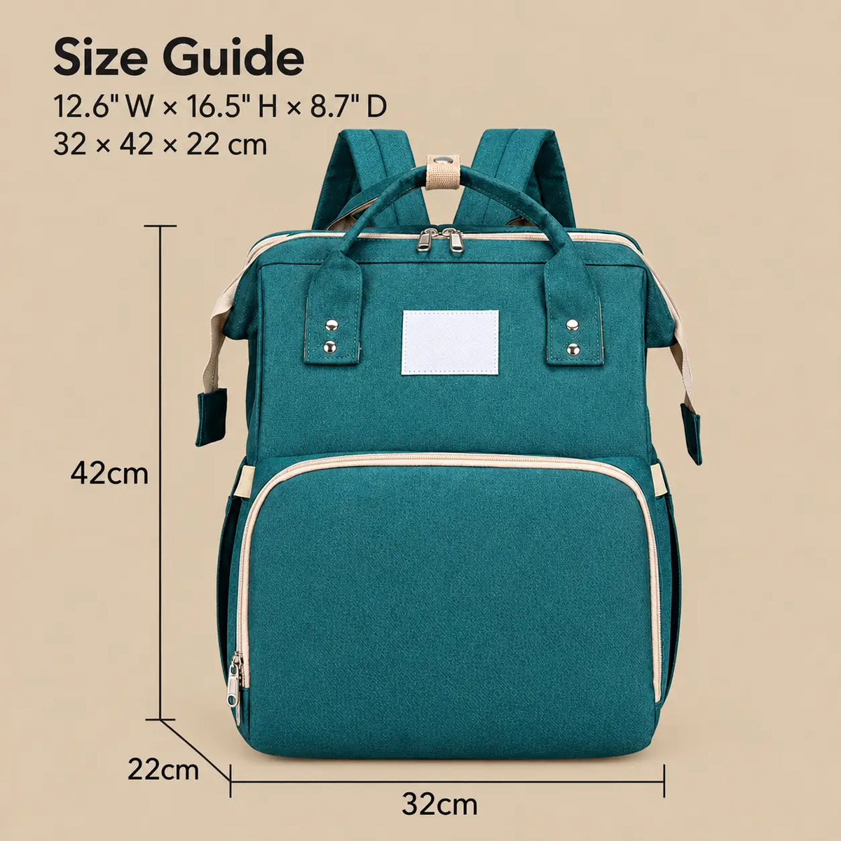 Expandable Diaper Bag Backpack