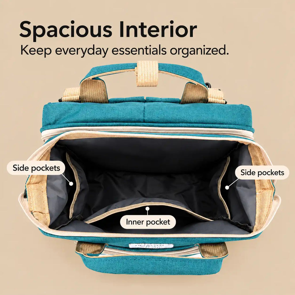 Expandable Diaper Bag Backpack