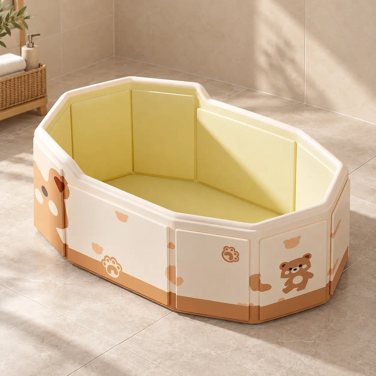 Foldable Baby and Toddler Bathtub