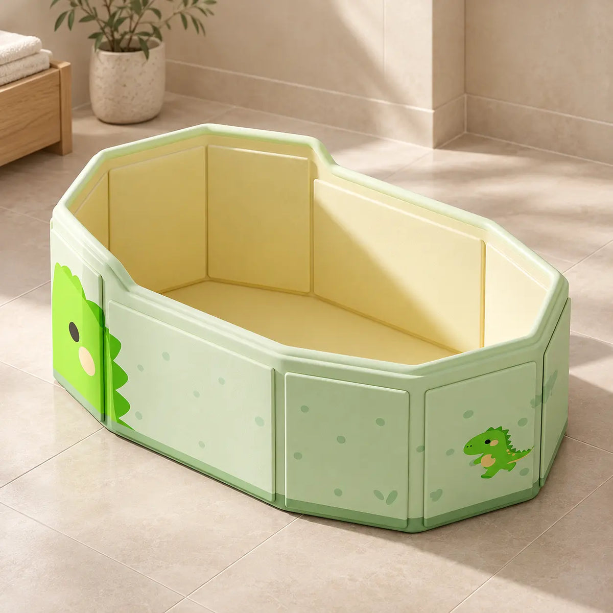Foldable Baby and Toddler Bathtub