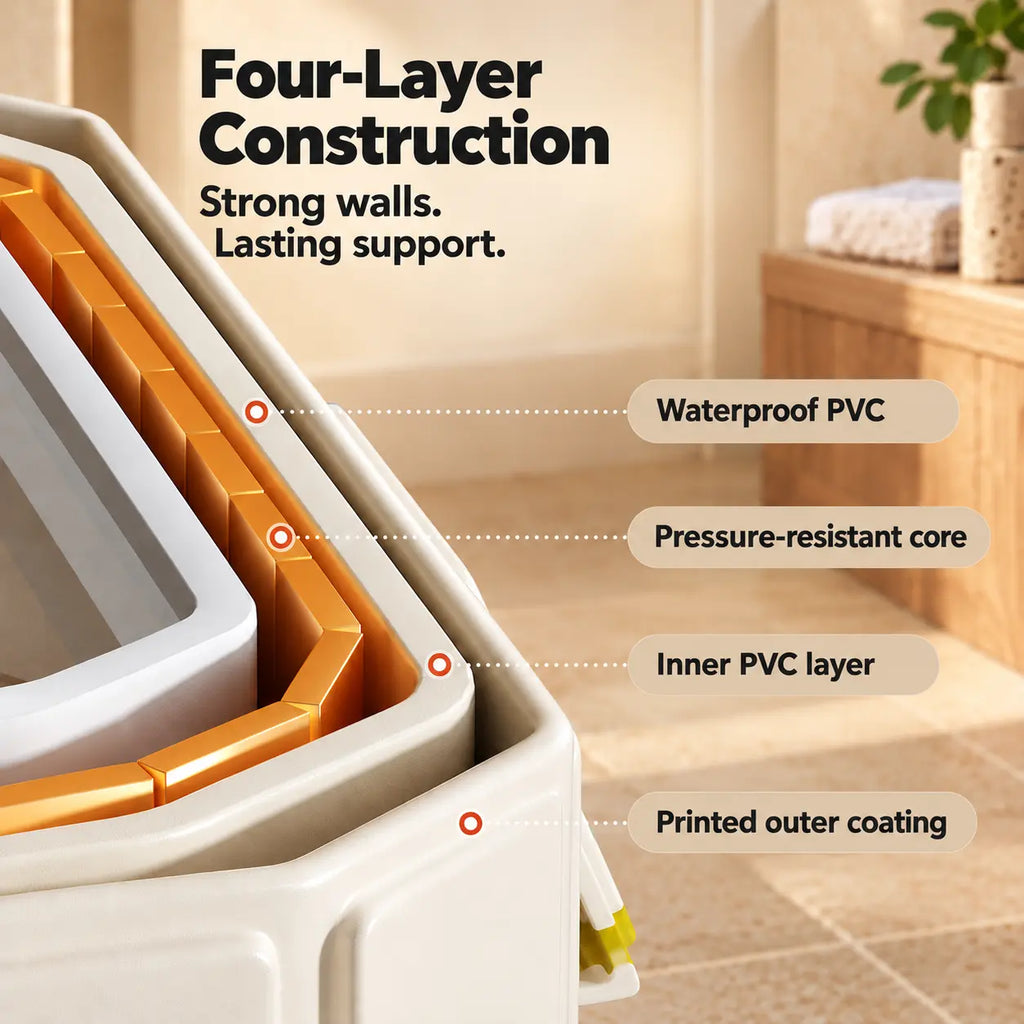 Foldable Baby and Toddler Bathtub