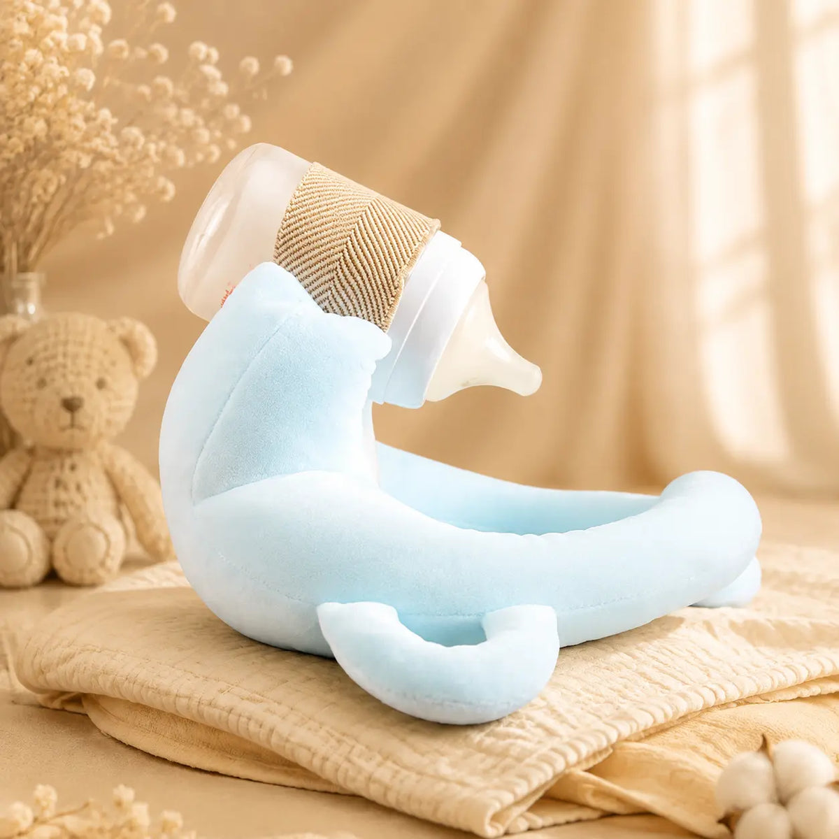 Hands-Free Baby Bottle Holder