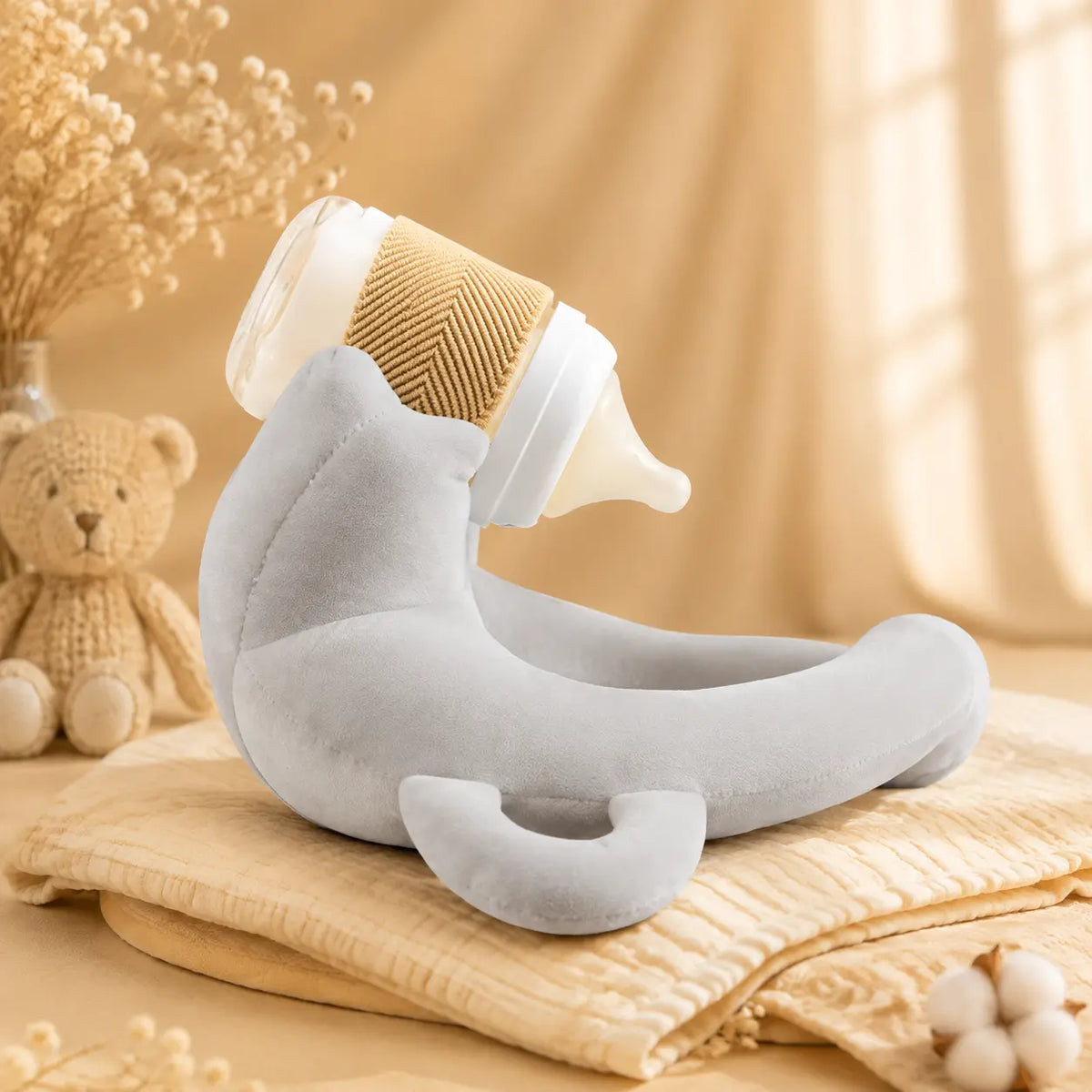 Hands-Free Baby Bottle Holder