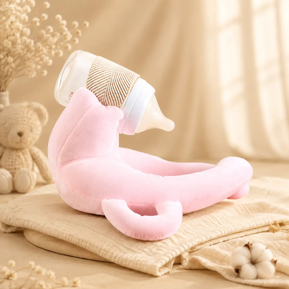 Hands-Free Baby Bottle Holder