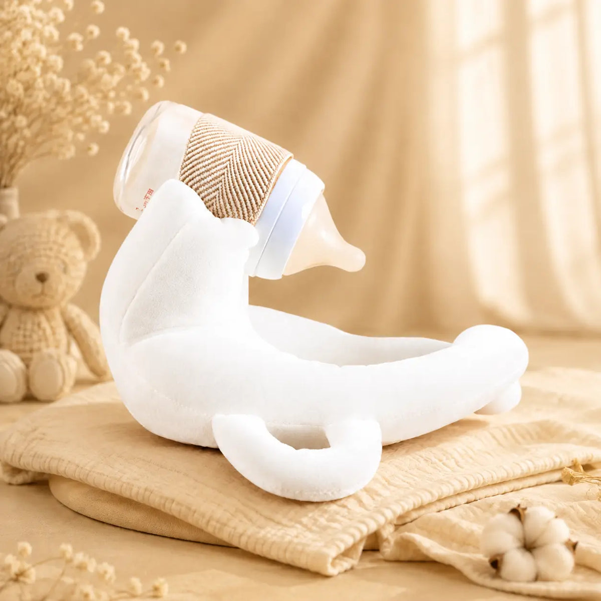 Hands-Free Baby Bottle Holder