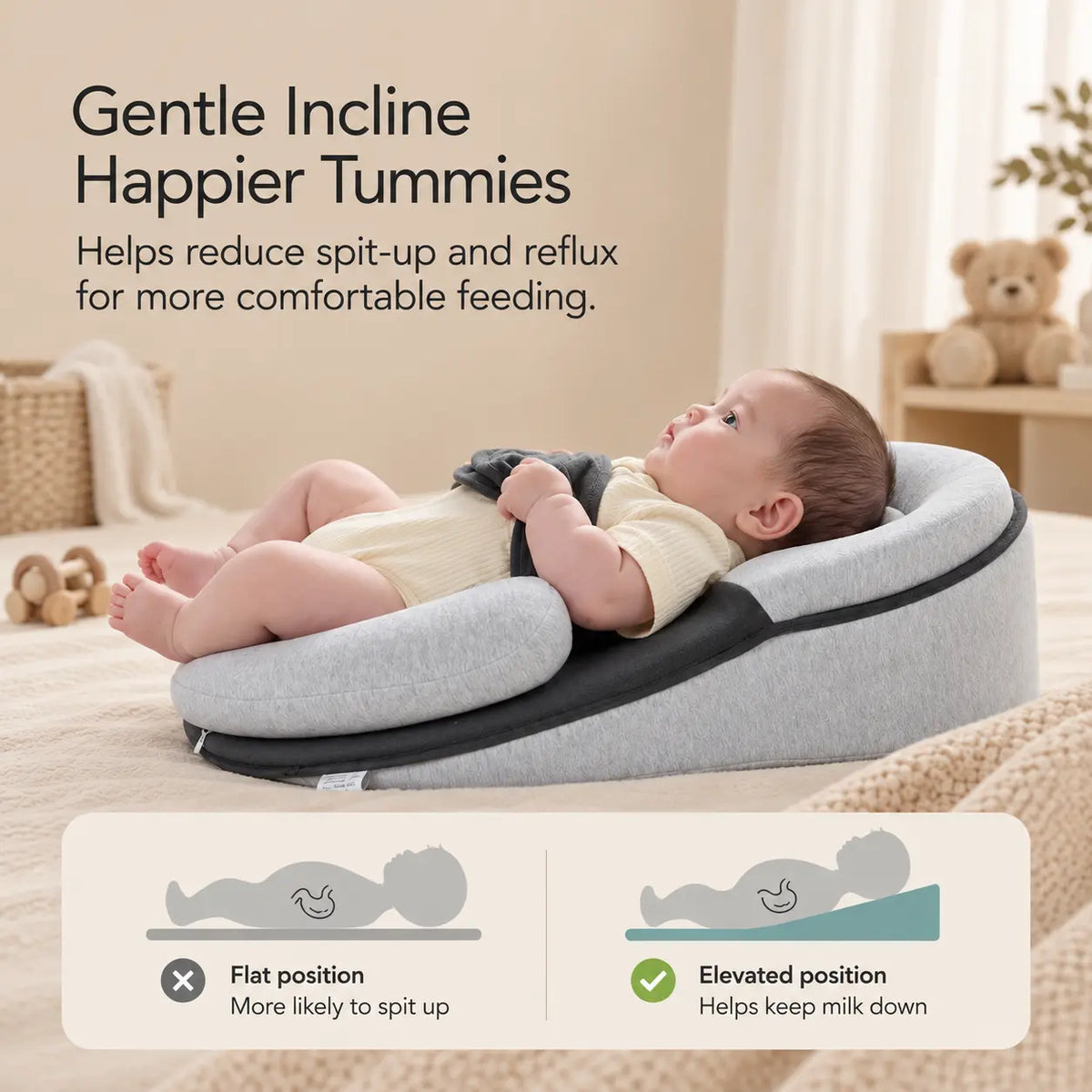 Inclined Infant Reflux Lounger