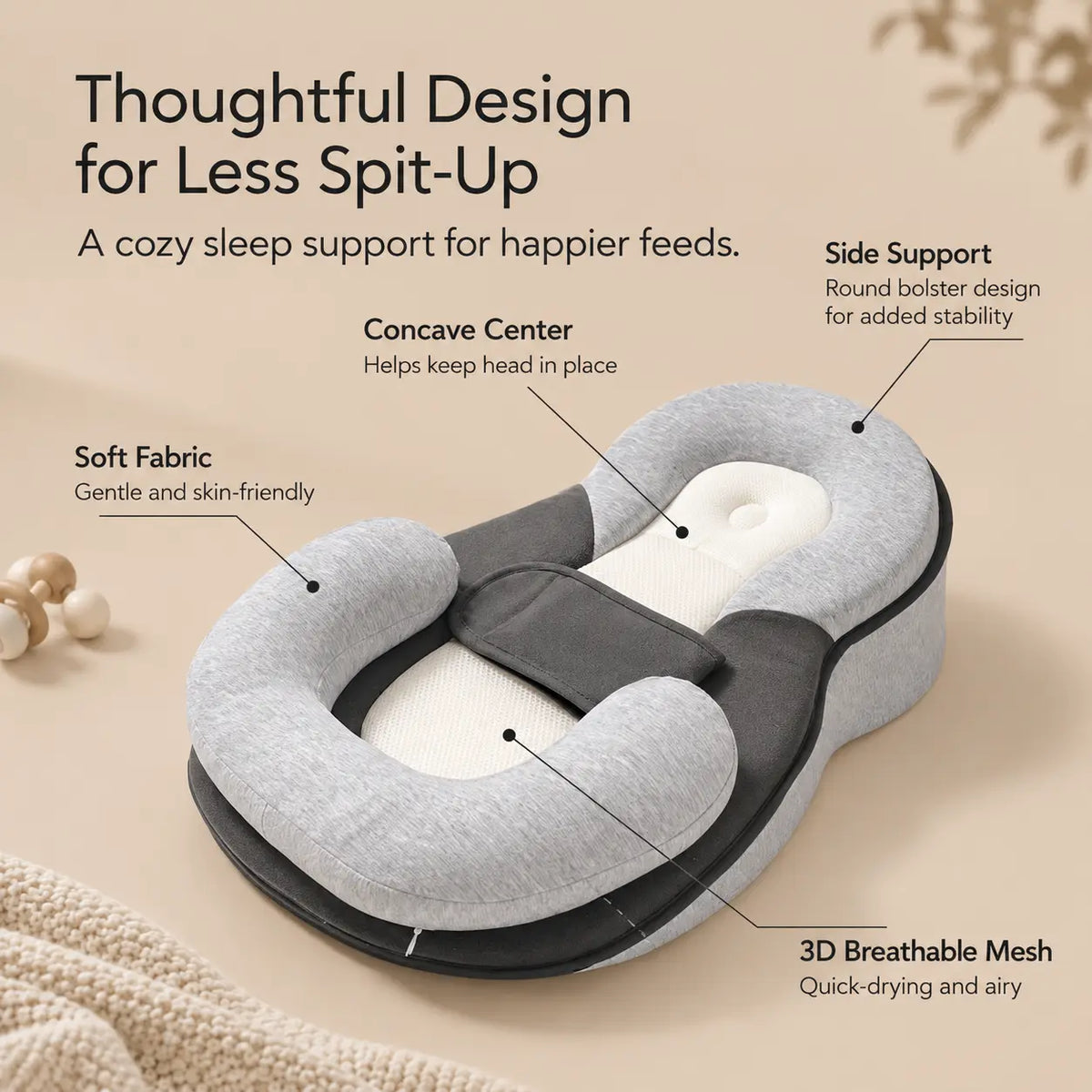 Inclined Infant Reflux Lounger