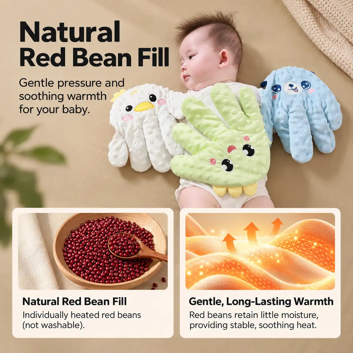 Infant Soothing Patting Hand Pillow