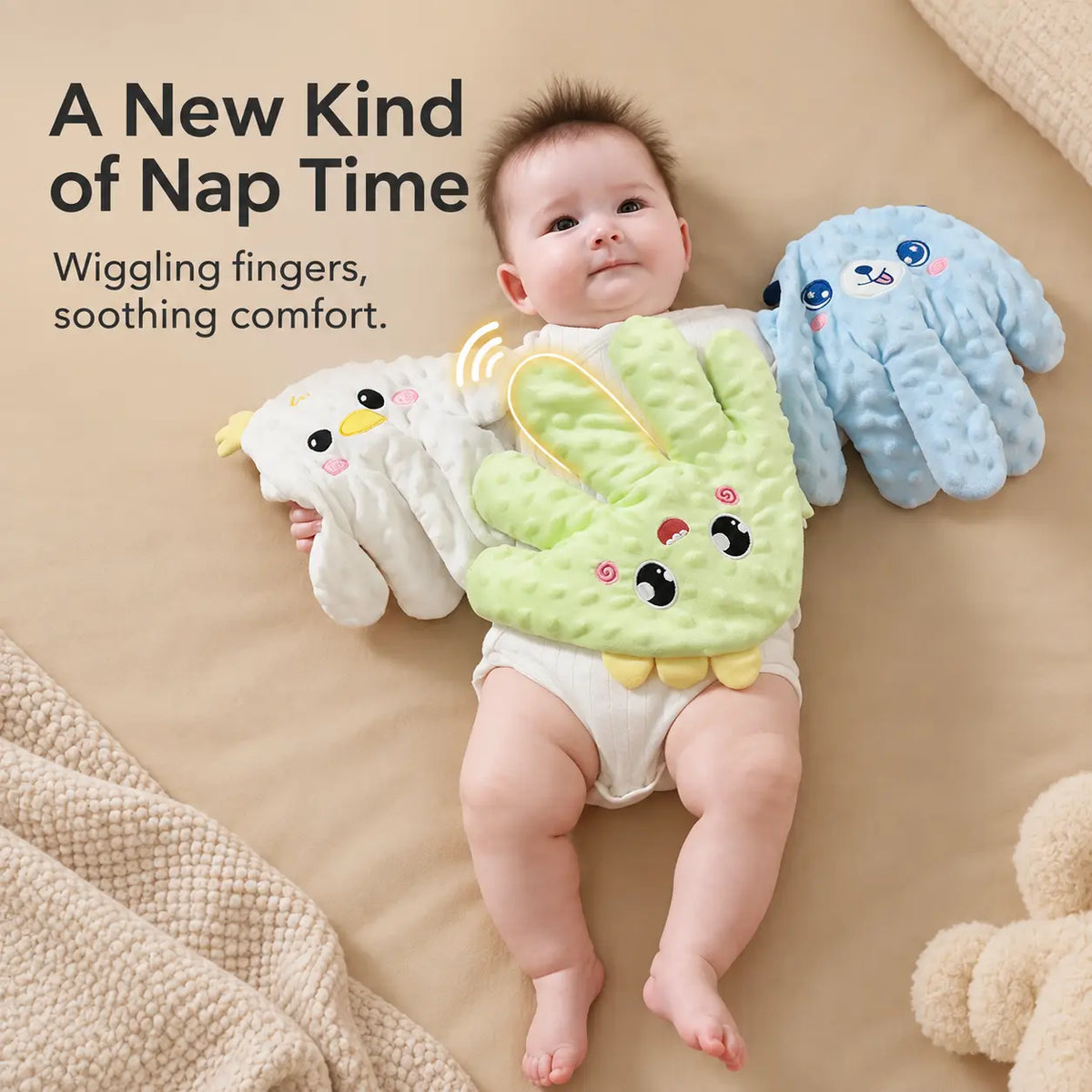 Infant Soothing Patting Hand Pillow