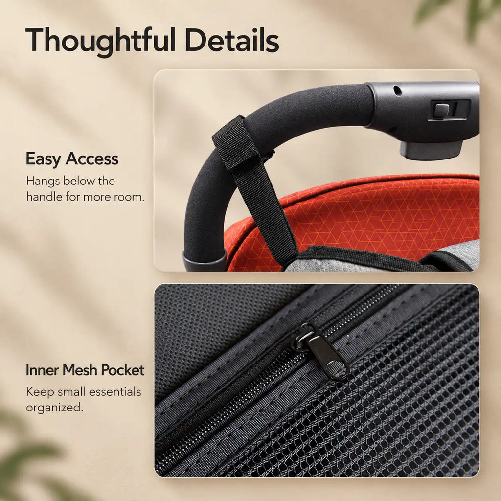 Insulated Stroller Organizer with Cupholders