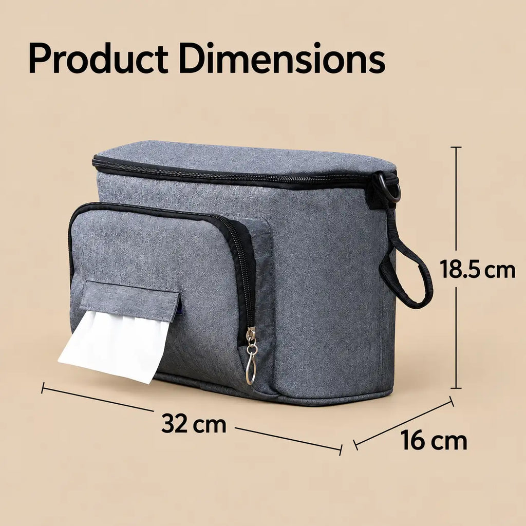 Insulated Stroller Organizer with Cupholders
