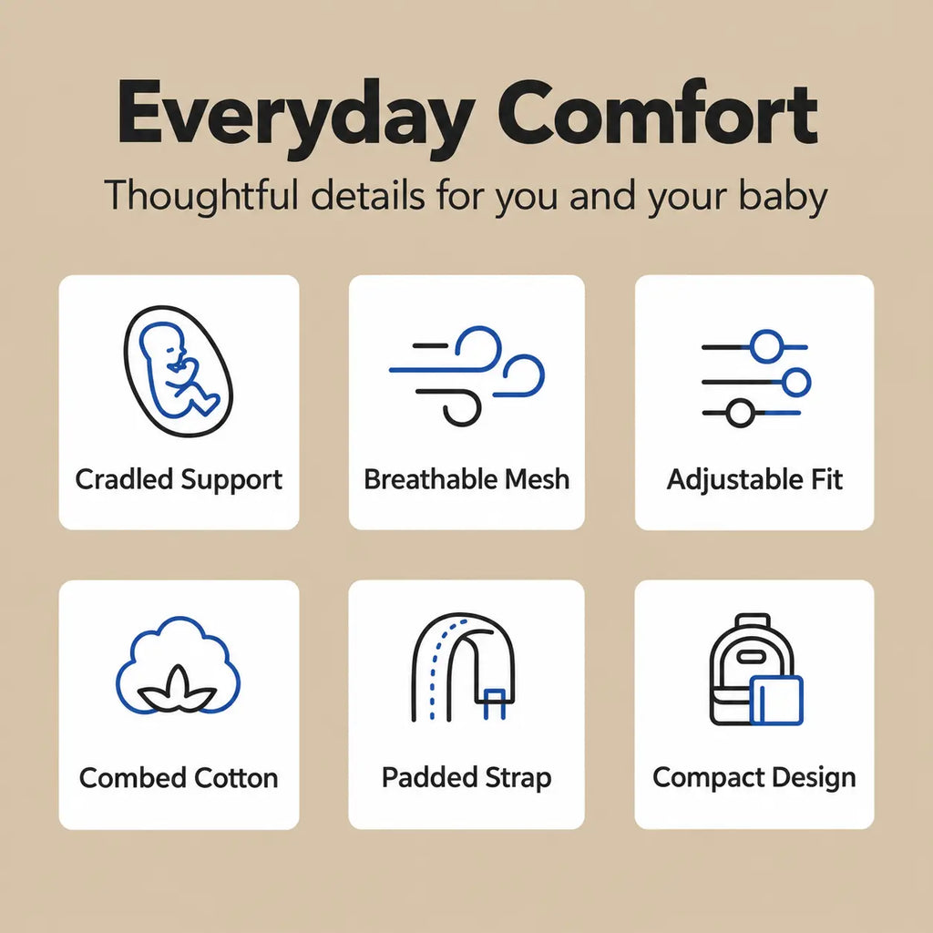 Lightweight Breathable Mesh Baby Carrier
