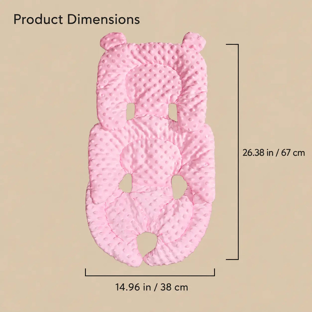 Minky Baby Stroller Seat Liner