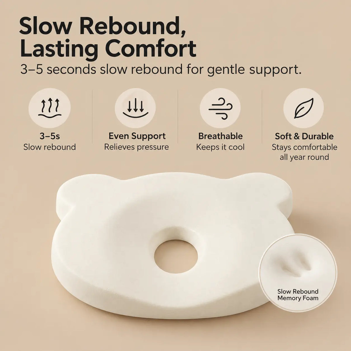 Baby Head Shaping Pillow